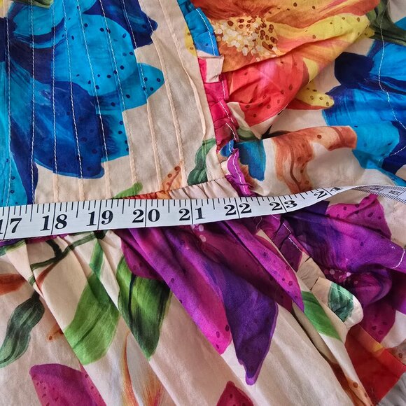 Farm Rio Mary's Garden Boxy Cropped Top - READ DESCRIPTION - Picture 5 of 10